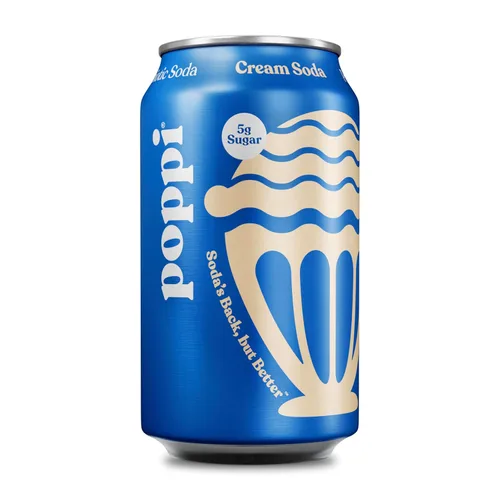 Vista 12 de Poppi Refresco Prebiótico, Doc Pop, 12 Fl Oz (Paquete de 1)
