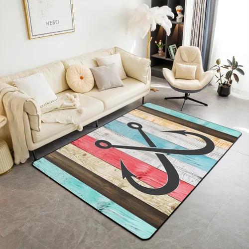 Vista 14 de Alfombra de fogata de 3 x 5 pies, decoración de tocones de árbol de bosque para niñas, mujeres, hombres y adolescentes, alfombra de madera marrón