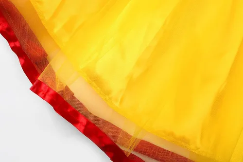 Vista 5 de Disfraz de princesa para niñas pequeñas, cintura elástica, disfraz de Halloween, vestido elegante de cumpleaños con accesorios