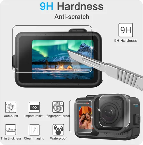 Vista 2 de FiTSTILL Protector de pantalla para Go Pro Mission 1 Pro/Go Pro Mission 1