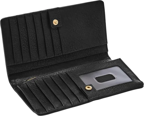 Vista 2 de Fossil Cartera delgada de cuero Liza para mujer