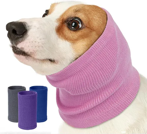 Vista 12 de Nanaki Sudadera con capucha calmante para perros, fundas silenciosas para la cabeza, cubiertas para las orejas, capucha para baño de ruido