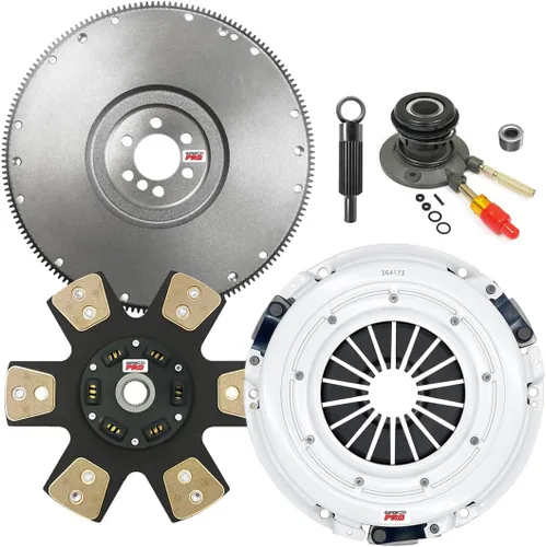 Vista 6 de CMPRO Stage 4 Kit de embrague y esclavo para Camaro Z28 SS Firebird 5.7L LS1 98-02