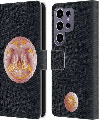 Vista 193 de Head Case Designs Officially Licensed WWE Cruiserweight Champion Title Belts Leather Wallet Case Compatible with Samsung Galaxy A07 4G Campeón