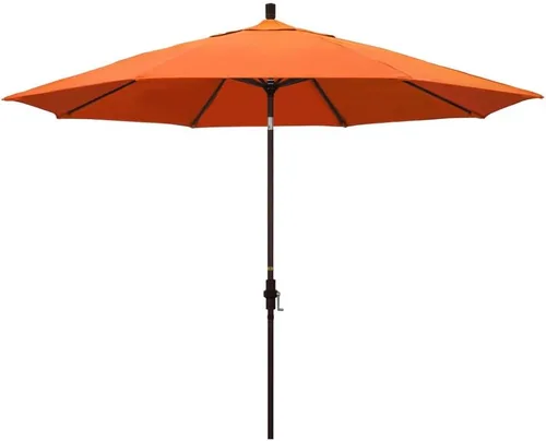 Vista 11 de California Umbrella 11' Rd Tahoe Series Aluminum Patio Umbrella Beige antiguo