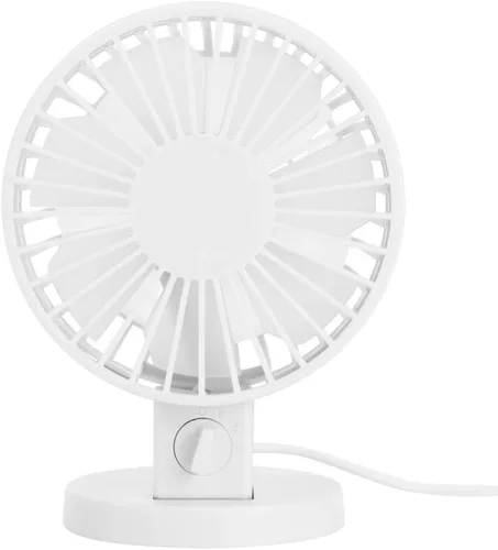 Vista 7 de A sixx Ventilador de escritorio de funcionamiento silencioso, ventilador silencioso, control remoto portátil para oficina y hogar (blanco)
