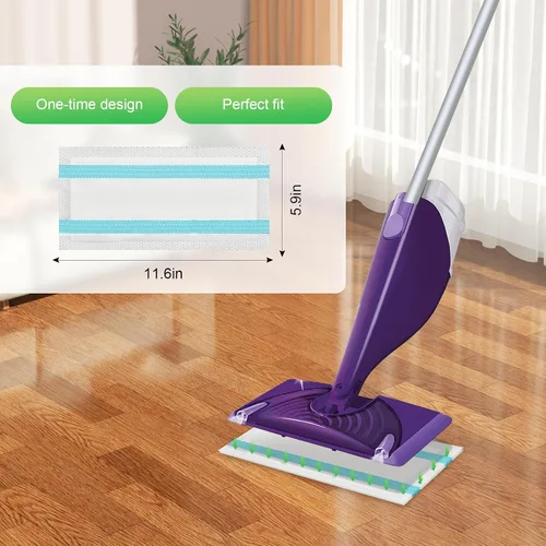 Vista 3 de Paquete de 42 almohadillas desechables para Swiffer Wet Jet para Purple 40 Pack