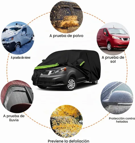 Vista 4 de Funda impermeable para coche compatible con Nissan NV200 2015-2021