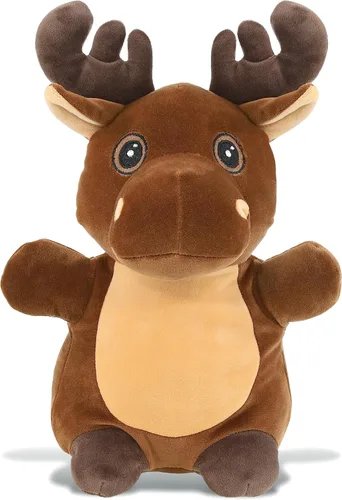 Vista 11 de DolliBu Snug-Mooshies - Peluche de oso negro de pie, súper esponjoso y suave, amigo de animales para niñas y niños, peluche mediano abrazable