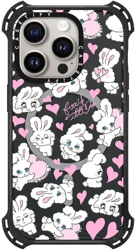 Vista 15 de CASETiFY - Funda para iPhone 15 Pro, compatible con MagSafe A prueba de golpes 21.3 pies 6x protección contra caídas de grado militar Black