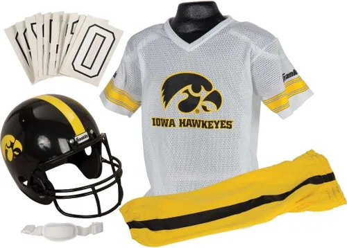 Vista 21 de Franklin Sports NCAA - Conjunto de uniforme de fútbol americano para niños, camiseta de fútbol universitario, casco + pantalones para niños y niñas