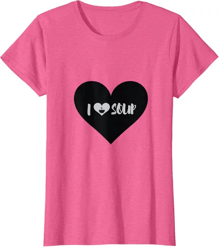Vista 81 de I Love Soup - Camiseta de regalo con forma de corazón, Blanco, S Asfalto