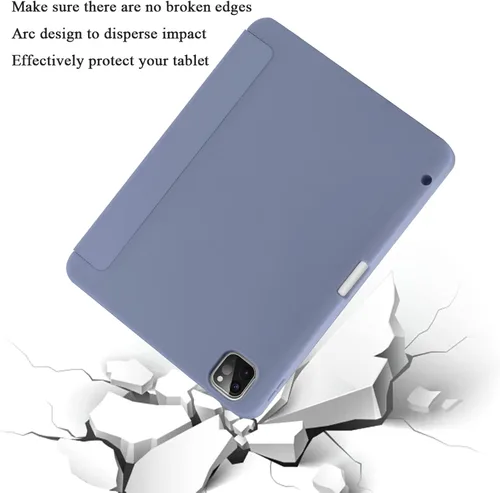 Vista 2 de Funda para iPad Pro de 11 pulgadas de 4ª/3ª/2ª/2ª generación 2022/2021/2020 con soporte para lápices