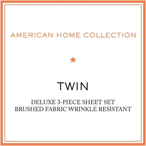Vista 8 de American Home Collection Juego de sábanas de tamaño individual, bolsillo profundo de 16 pulgadas, sábanas de microfibra ultrasuave, transpirables