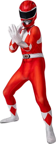 Vista 4 de CEMDER Disfraz de superhéroe negro Zentai con máscara separada disfraz de Halloween