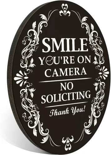 Vista 20 de PMB026 - Letrero multicolor con texto en inglés "No Soliciting, Do Not Knock or Ring Bell", 4 x 5 pulgadas (con cinta adhesiva fuerte)