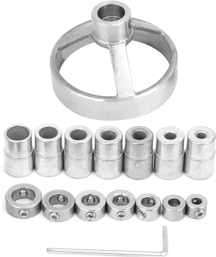 Vista 3 de 16 piezas de taladro para carpintería perforadora vertical, accesorio de perforación vertical, localizador de trabajo de madera, herramienta