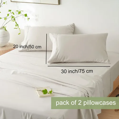 Vista 2 de Mohap Juego de sábanas de 3 piezas, microfibra cepillada de 1800 hilos - Ropa de cama lujosa, suave y transpirable para todas las estaciones