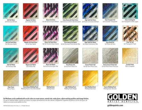 Vista 4 de Golden Artist Colors - Brillo de gel regular - Tarro de 32 onzas