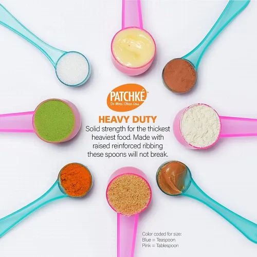 Vista 7 de Cucharas medidoras de plástico, cabe en frasco, bueno para fórmula, café, comida para mascotas, 0.2 fl oz, 1 cucharadita de medida (20)