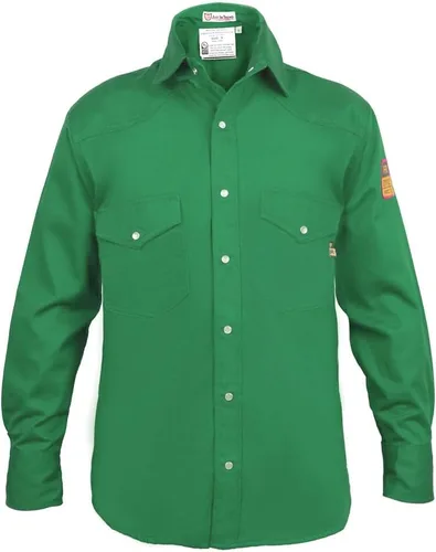 Vista 9 de Camisa resistente a llamas FR para soldadura - 100% C - 9 onzas