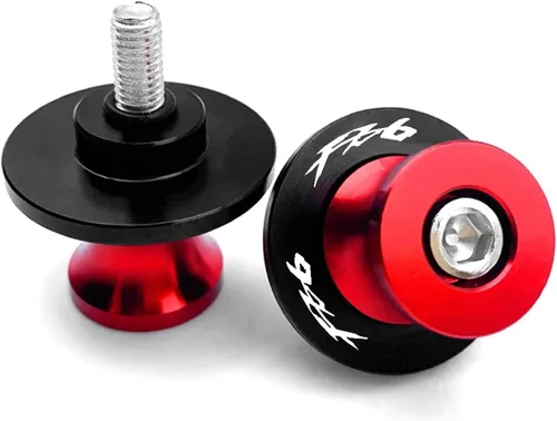 Vista 22 de Motorcycle M6 Swingarm Sliders Screw Swing Stand Screws Compatible with Yamaha FZ1 FZ-1 2006-2015 FZ6 N S 2004-2016 FZ8 FZ-8 2010-2018
