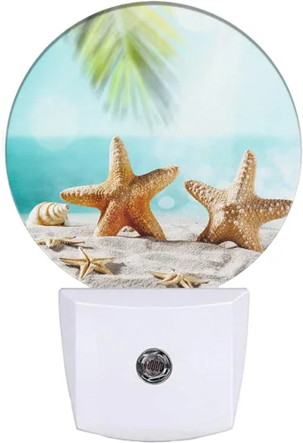 Vista 24 de EKOBLA Luz nocturna enchufable para pizza, patrón de comida de queso y salchichas, luz nocturna LED con sensor automático para habitación