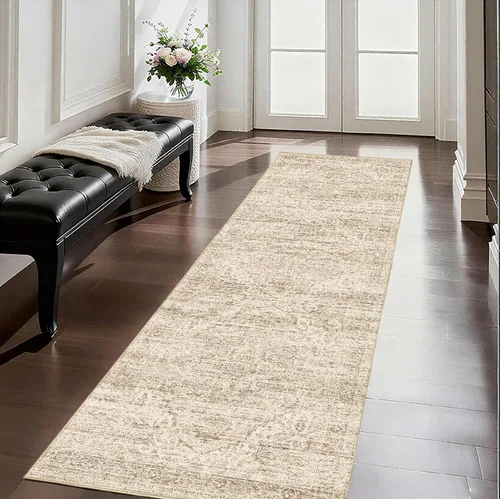 Vista 62 de Alfombra de pasillo lavables de 2 x 5, moderna alfombra abstracta para corredor, alfombra de pasillo de cocina ultrafina con respaldo