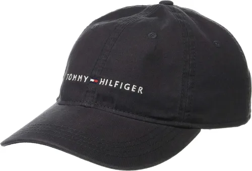 Vista 4 de Tommy Hilfiger - Gorra de béisbol ajustable de algodón con logo para hombre