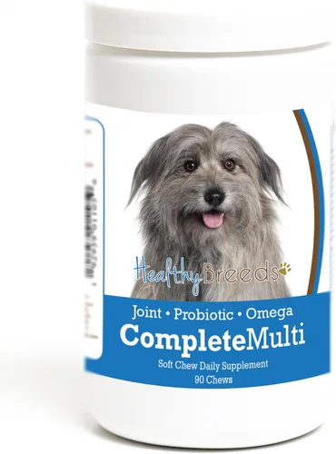 Vista 125 de Healthy Breeds Affenpinscher todo en uno multivitamínico suave masticable 60