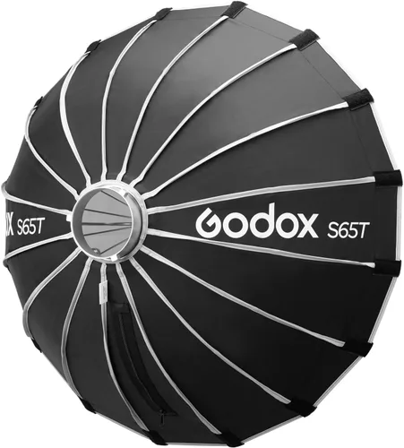 Vista 4 de Godox S65T 25.6" Paraguas de liberación rápida Softbox para Godox SL60II SL150III FV150II AD300PRO AD400PRO AD600 SZ300R VL300 UL150II ML60 Otros