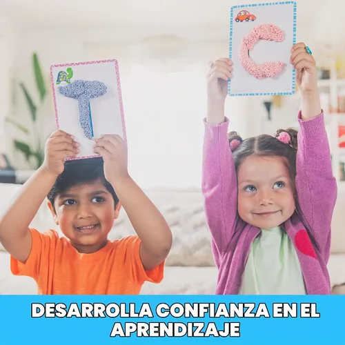 Vista 3 de Educational Insights set alfabético para aprender y hacer formas con espumas