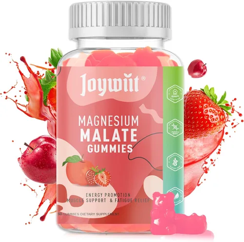 Vista 2 de Gomitas de malato de magnesio 1000 mg paquete de 3, 180