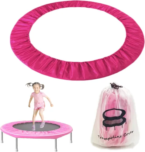Vista 8 de Funda de resorte para trampolín de 40 pulgadas, almohadilla de seguridad de repuesto para mini trampolín de 3 capas, tela Oxford resistente a