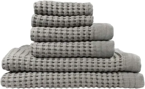 Vista 46 de GILDEN TREE Toalla de baño tipo waffle de secado rápido, toallas de baño delgadas de lujo, toallas de baño 40x80 grandes, estilo moderno (crema)