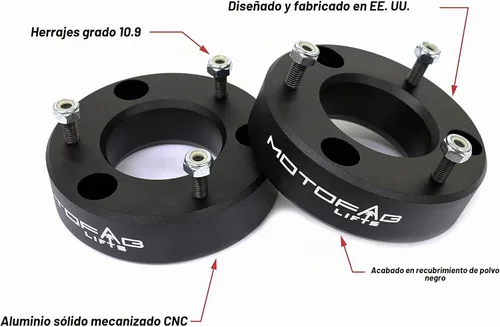 Vista 2 de MotoFab Lifts CH-2.5 kit de elevación de nivelación frontal de 2.5 pulgadas que elevará la parte delantera de su Chevy/pickup GMC
