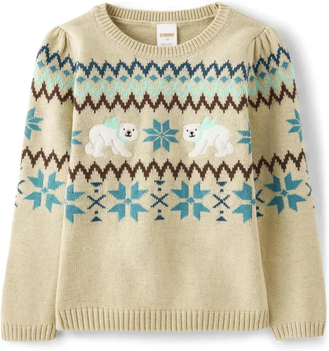 Vista 11 de Gymboree Suéter sin botones de manga larga con cuello redondo para bebés y niños pequeños Negro