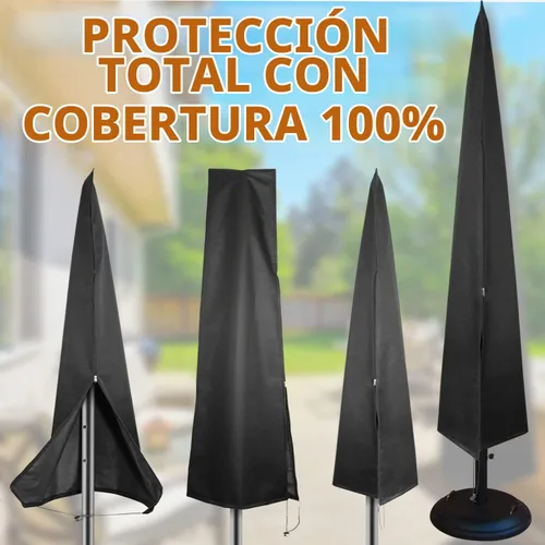 Vista 5 de Fundas para paraguas, para patio, impermeables, con cremallera