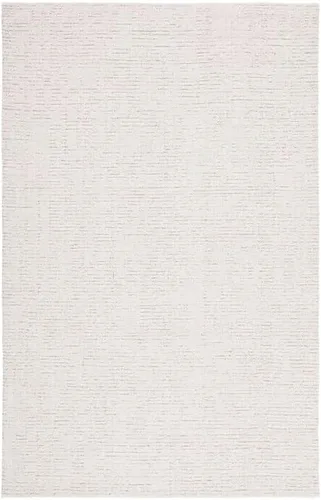 Vista 73 de SAFAVIEH Abstract Collection - Alfombra decorativa, 2 x 3 pies, color negro y marfil, lana hecha a mano, ideal para zonas de alto tráfico