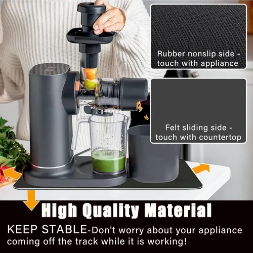 Vista 2 de Deslizadores de electrodomésticos de cocina, rotación de 360 grados moviéndose en el mostrador, deslizador de electrodoméstico cortado para ajustar