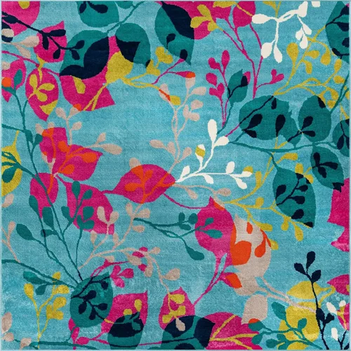 Vista 24 de Unique Loom Azalea Collection - Alfombra de área Indica (2 pies x 3 pies 1 pulgada, rectangular, marfil y gris)