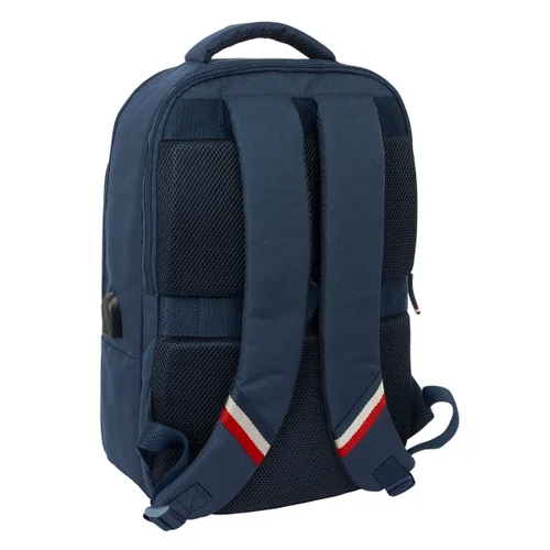 Vista 6 de Mochila para Portátil y Tablet con Salida USB El Ganso Eclipse Azul marino