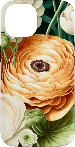 Vista 4 de Funda de jardinería para iPhone 11 vintage inspirada en Ranunculus