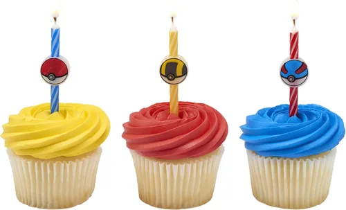 Vista 9 de Pokèmon - Velas de cumpleaños Decoración de pastel de fiesta 6