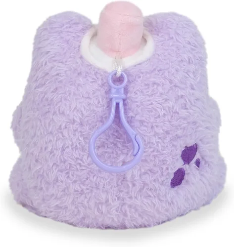 Vista 4 de Cuddle Barn PlushGoals - Mini Boba Wawa Clip súper suave y lindo Kawaii rana de peluche de animal de peluche, llavero para bolsa, 4 pulgadas