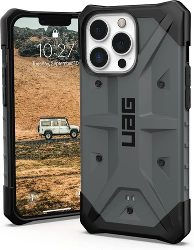 Vista 14 de URBAN ARMOR GEAR UAG - Funda protectora diseñada para iPhone 13 Pro, color negro, resistente, ligera, delgada, a prueba de golpes, Pathfinder