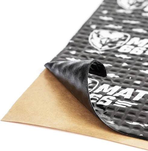 Vista 3 de MAT66 ProBlack Alfombrilla Insonorizante para Automóvil de 80 mil 10 pies cuadrados, Amortiguador de Sonido Automotriz de Butilo