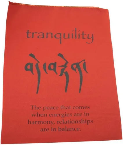 Vista 5 de Hands Of Tibet Afirmación tibetana Banderas de oración Felicidad Coraje Amor Tranquilidad Sabiduría