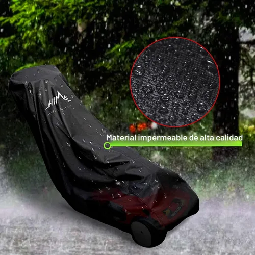 Vista 4 de Himal Outdoors Funda para cortacésped, poliéster 600D resistente al agua, protección UV, ajuste universal con cordón y funda de almacenamiento