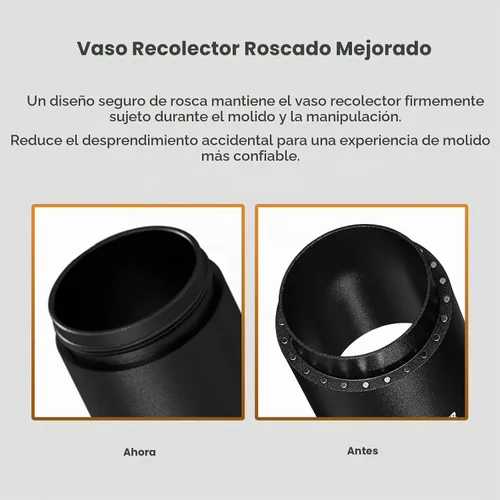 Vista 5 de MHW-3BOMBER R3 Pro - Molinillo de café manual, rebaba cónica con revestimiento de titanio mejorada 2026, molinillo manual de ajuste externo